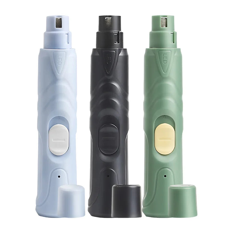 Painless Pet Nail Grinder — Quiet, Rechargeable & LED-Lit
